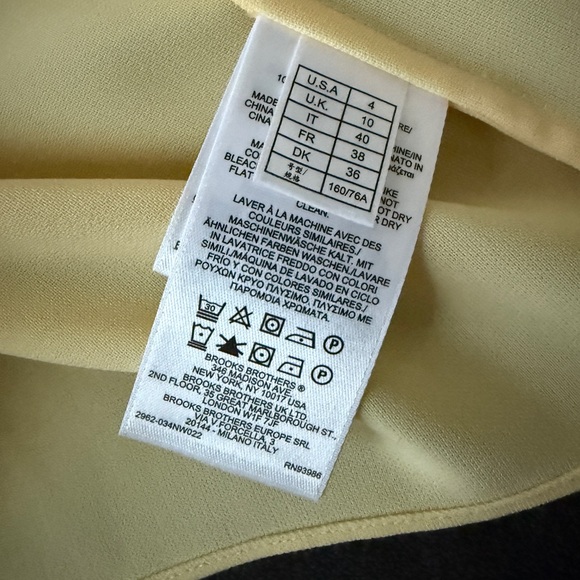 Brooks Brothers Cream Ruffle Blouse - Picture 8 of 8